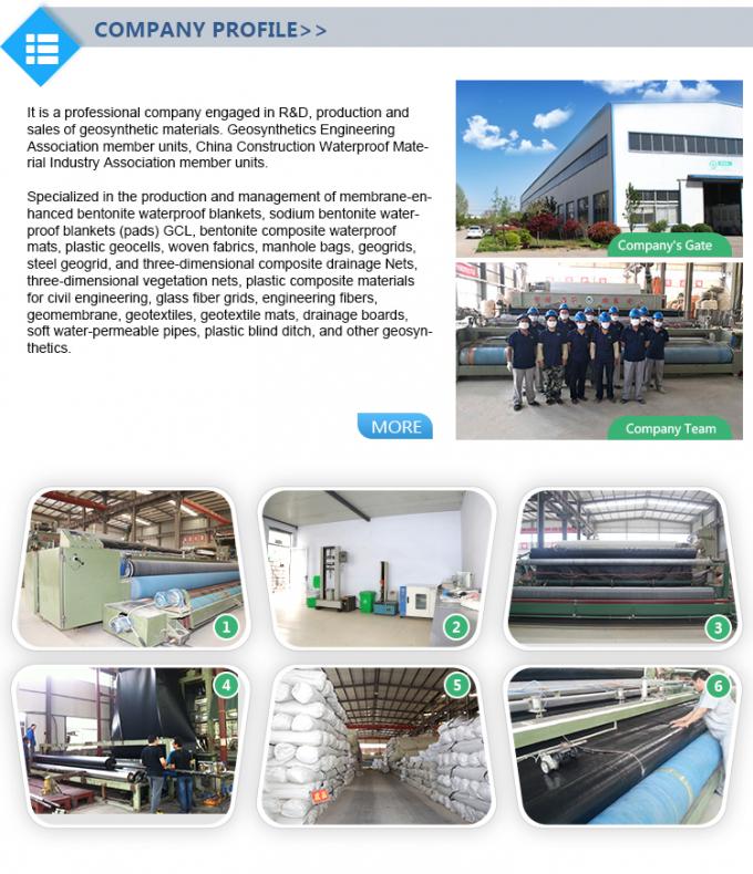 Geotextil de bentonita para revestimento de lagoa Natural de sódio Bentonita revestimento de argila geossintética 19