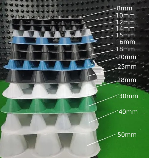 Tabuleiro de drenagem de HDPE retangular impermeável 0