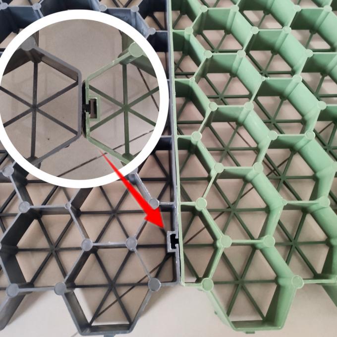 Grades de pavimentação de grama de HDPE versáteis para várias aplicações de estacionamento e de passagem 4